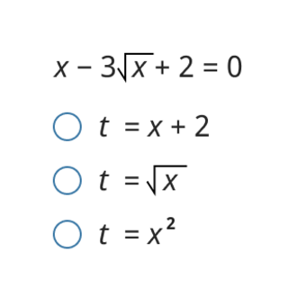 Замена t = √x