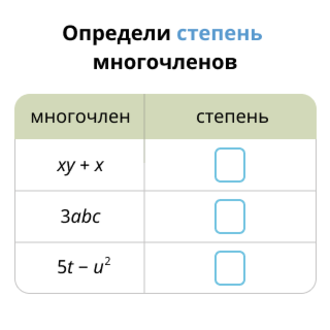 Как меняется степень?